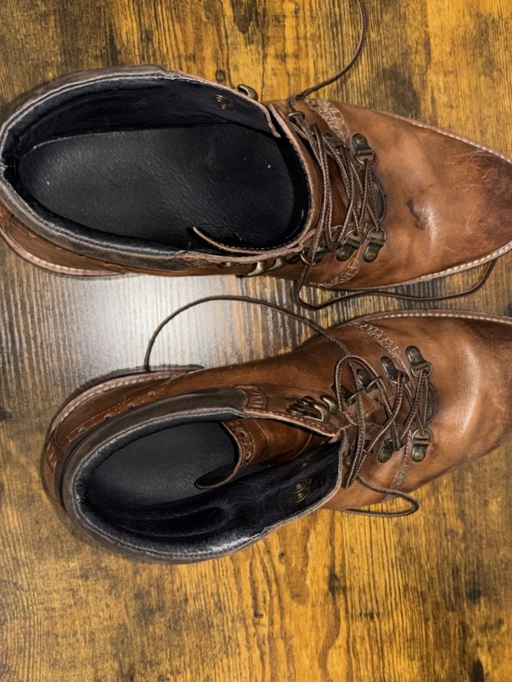 Size 12 Men's Johnston & Murphy (since 1850) Lace Up Leather Boots